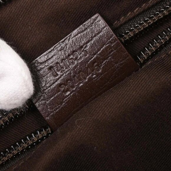 Gucci Beige PVC GG Shoulder Bag - Picture 9 of 9